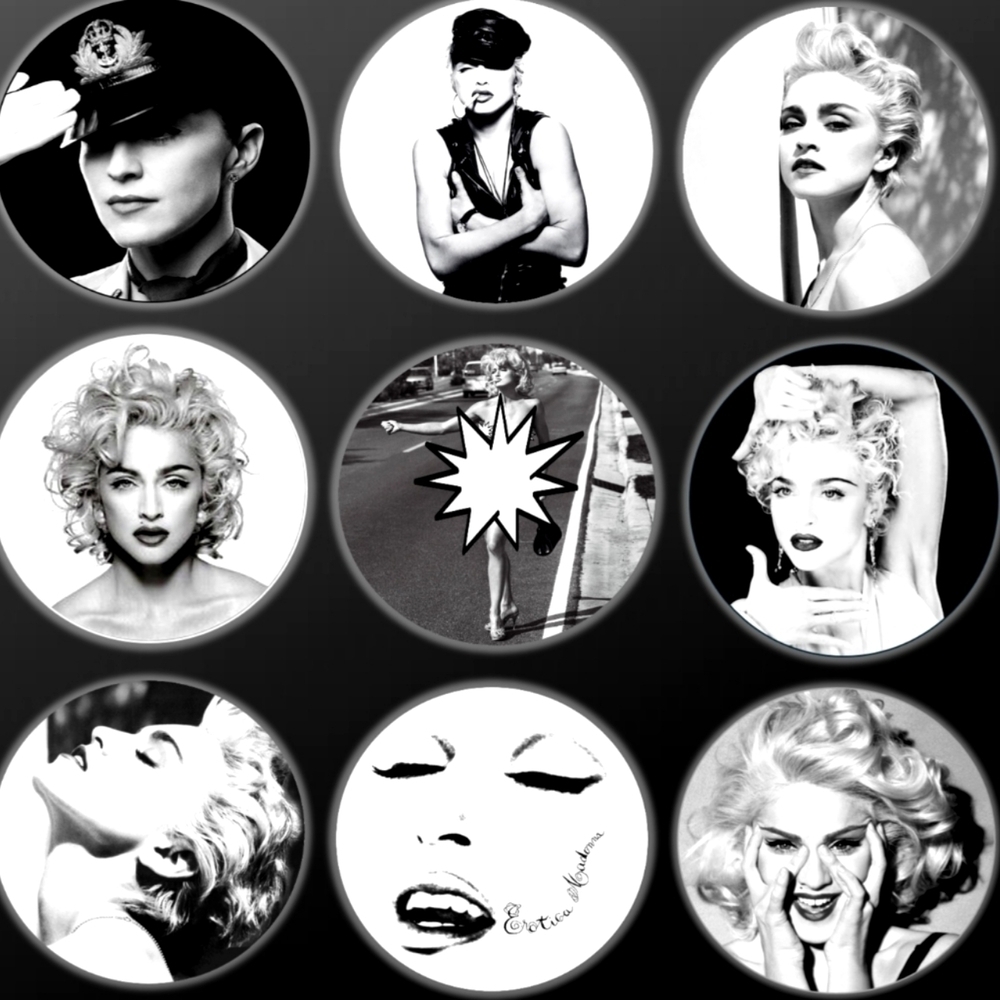 Madonna Photo Magnet Set 80's Pop Music